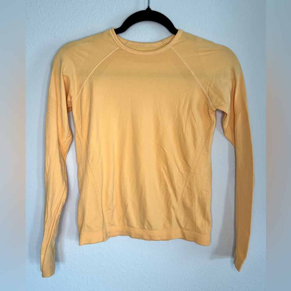 030. Athleta Banana Yellow Long Sleeve